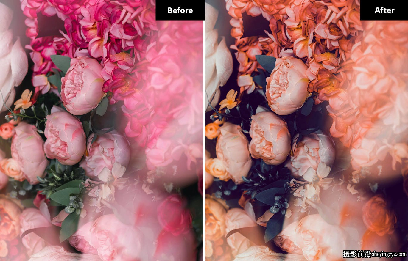 花卉静物复古胶片电影感Lightroom预设 Floral Glow Lightroom Presets