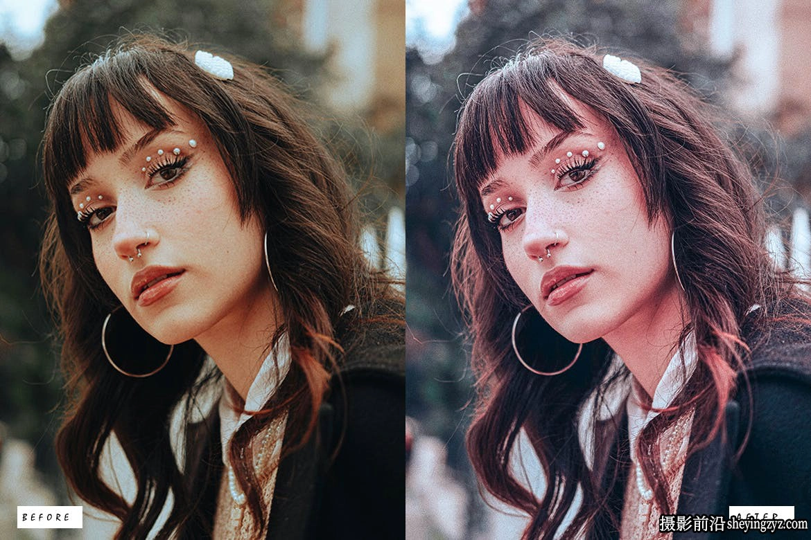 12种时尚胶片人像后期调色LR预设 Anthericum Lightroom Presets