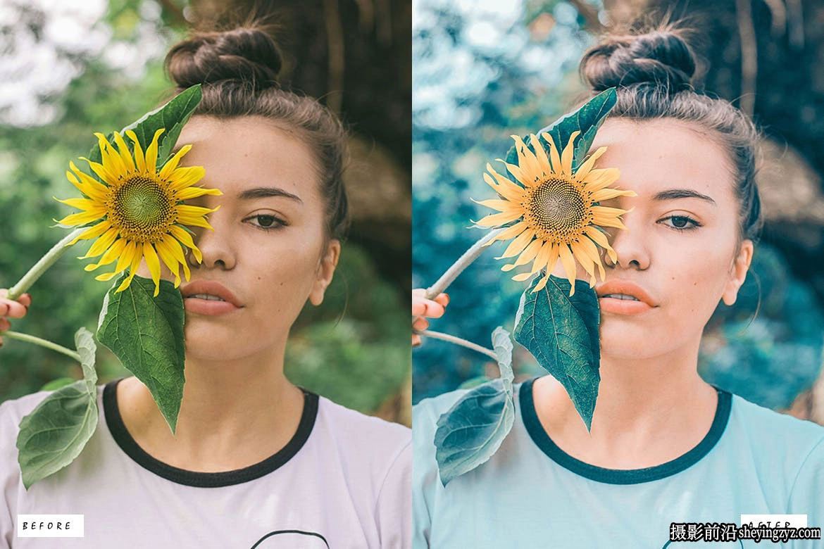 12种复古向日葵外拍胶片人像Lightroom预设 Yarrow Pro Lightroom Presets