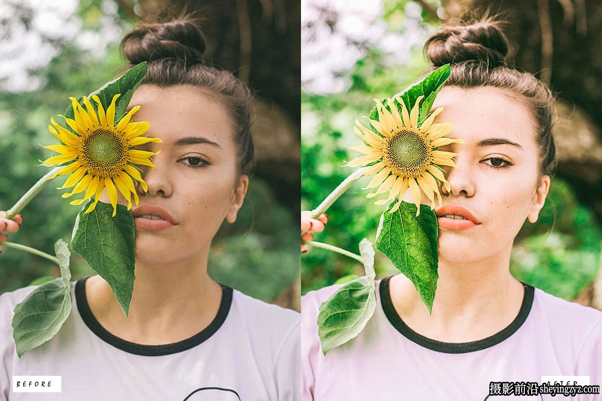 12种复古向日葵外拍胶片人像Lightroom预设 Yarrow Pro Lightroom Presets