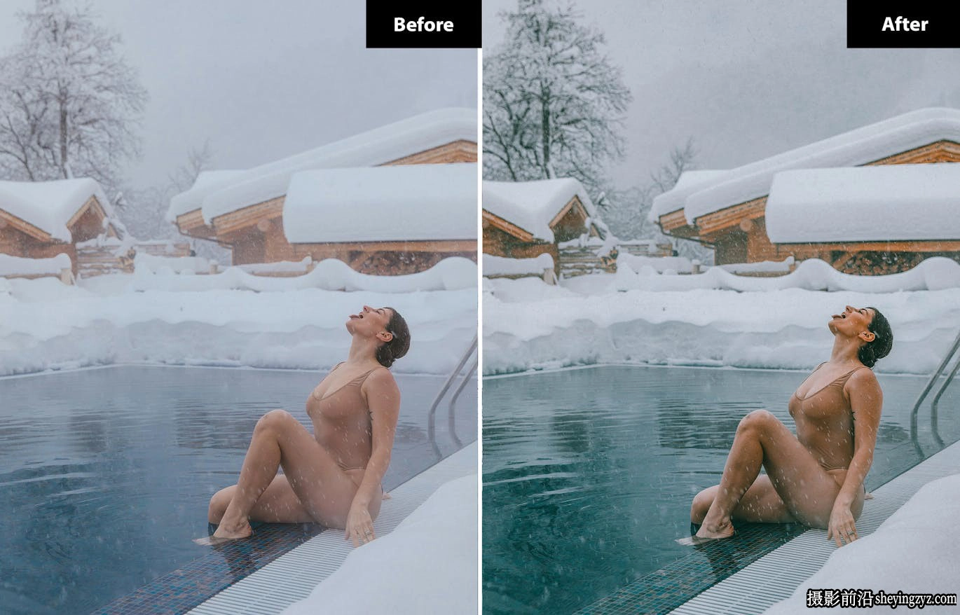 仿电影<无边泳池>后期调色Lightroom预设 Infinity Pool Lightroom Presets
