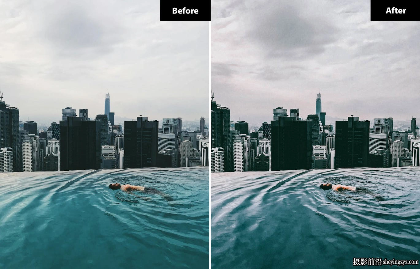 仿电影<无边泳池>后期调色Lightroom预设 Infinity Pool Lightroom Presets
