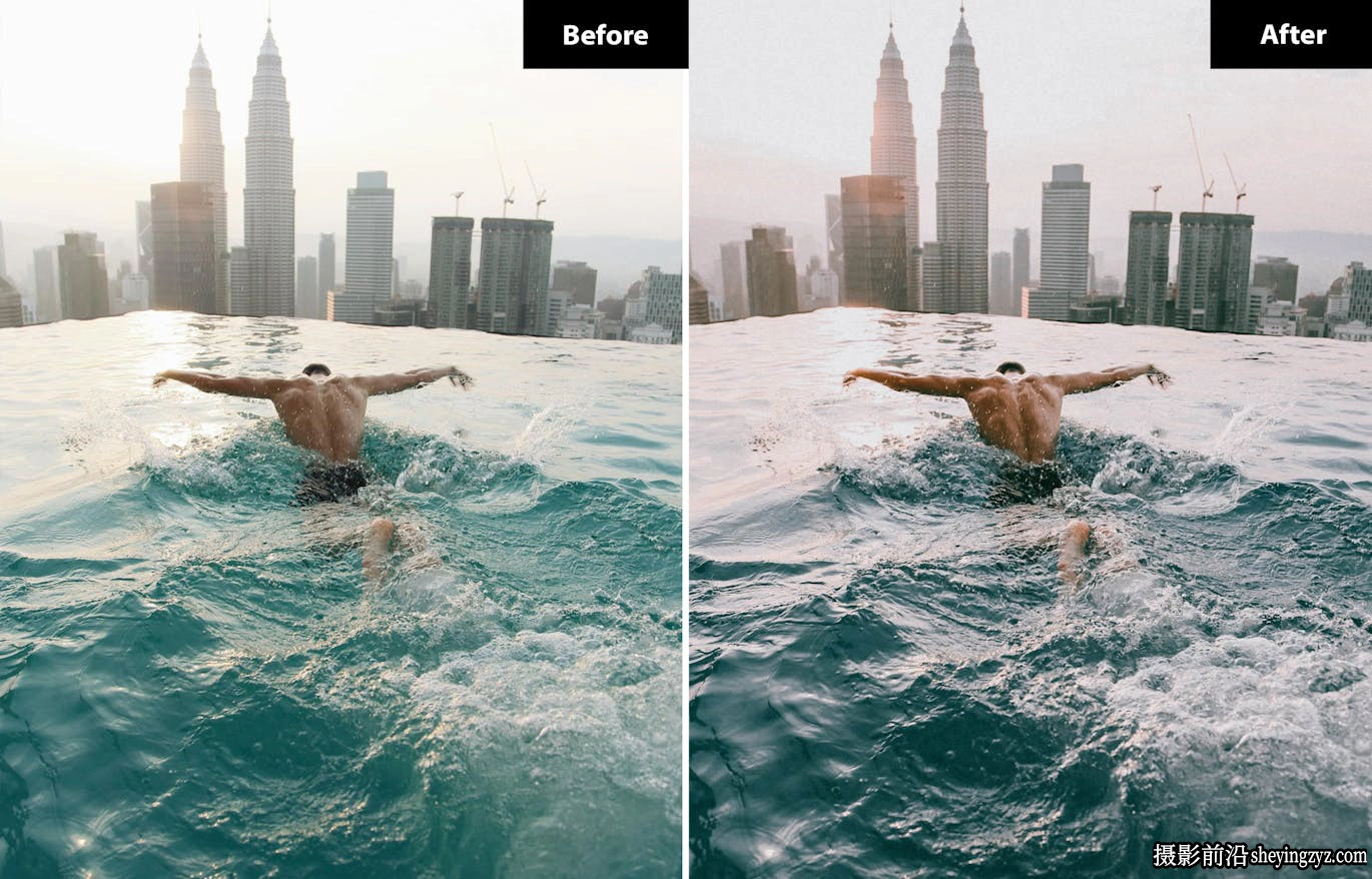 仿电影<无边泳池>后期调色Lightroom预设 Infinity Pool Lightroom Presets