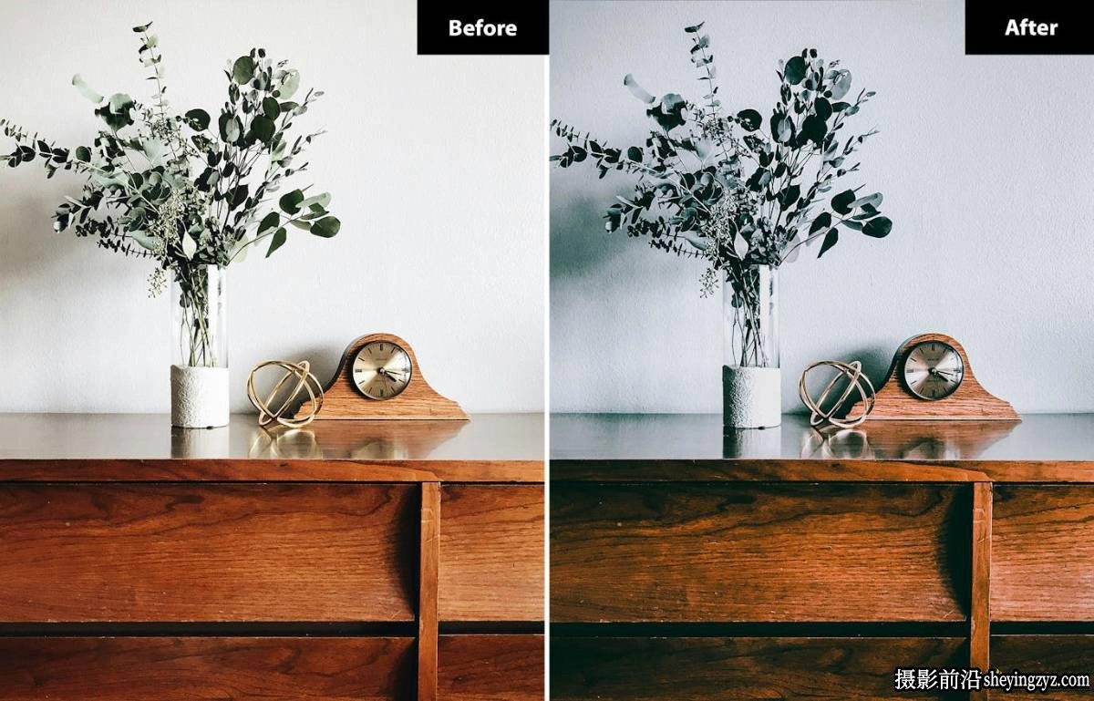 6种绿色调静物家居摄影Lightroom预设 Green Moody Lightroom Presets