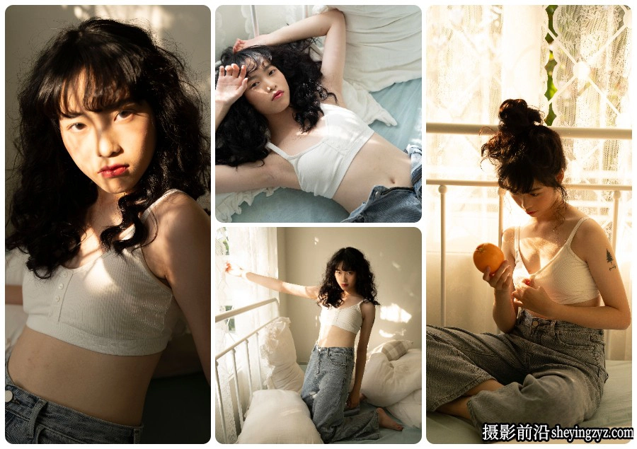 室内自然光美女人像写真RAW练习素材-索尼ARW格式9张