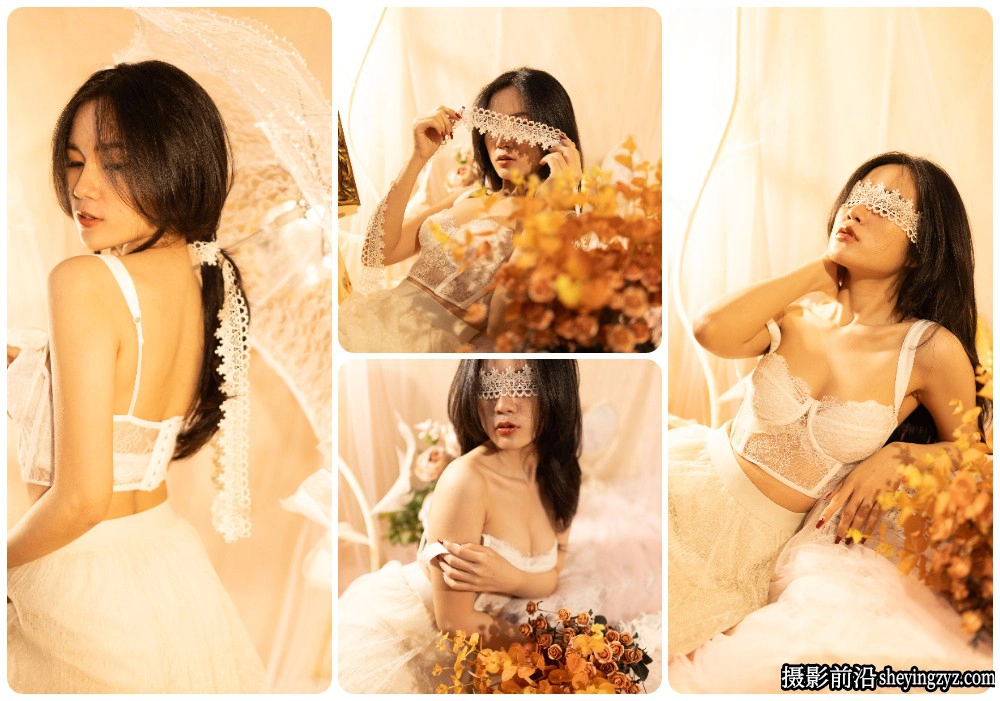 高级婚礼美女私房人像摄影RAW原图素材8张