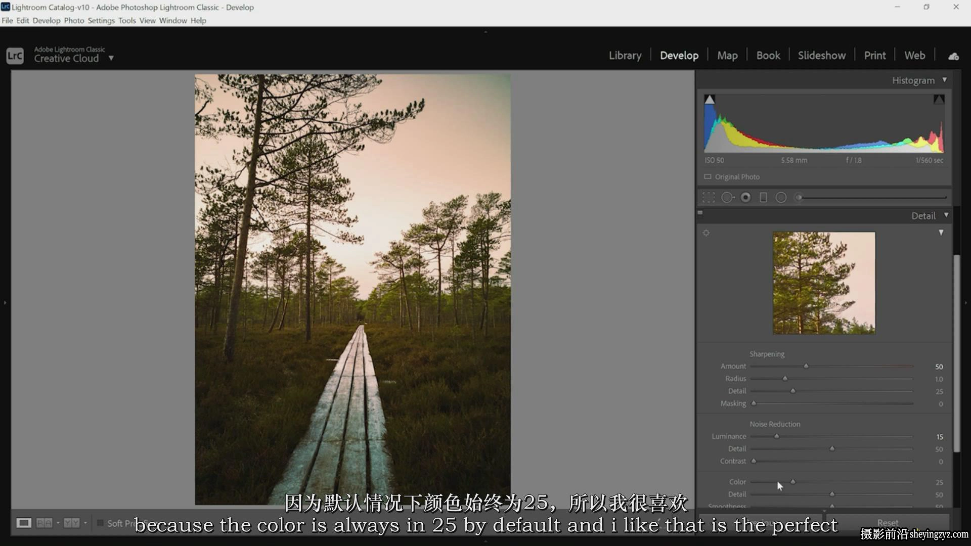 Lightroom Classic CC编辑大师班-完整照片编辑教程-中英字幕