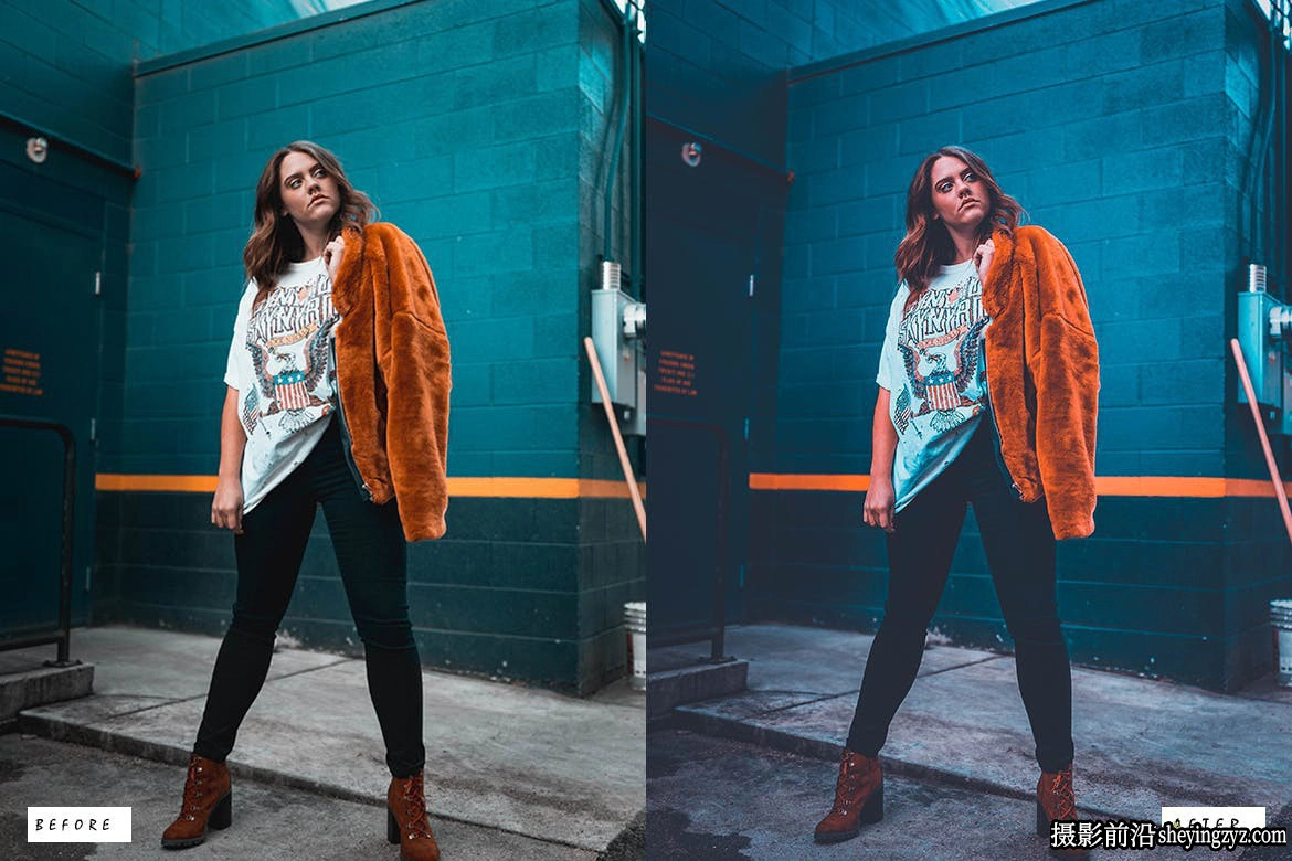 13种青橙色调旅拍风光后期调色Lightroom预设 Iris Blue Lightroom Presets