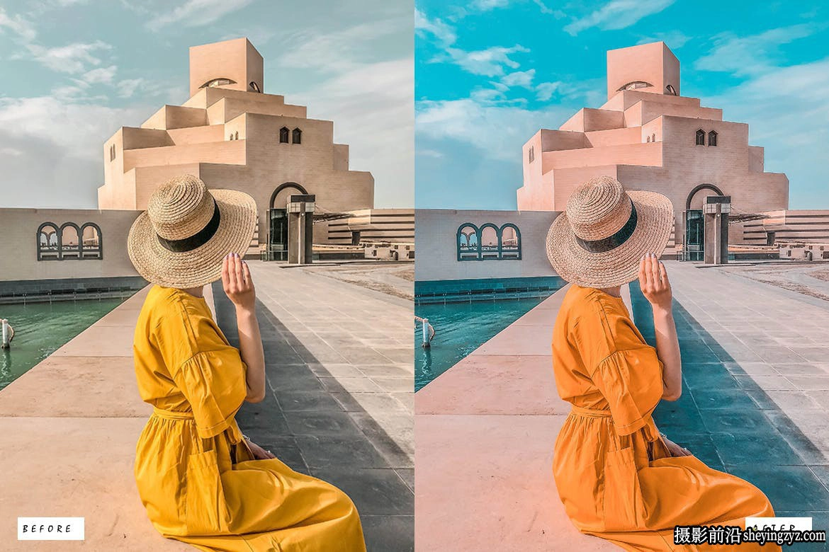 13种青橙色调旅拍风光后期调色Lightroom预设 Iris Blue Lightroom Presets