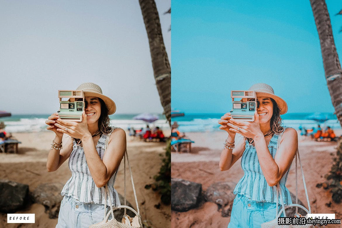 13种青橙色调旅拍风光后期调色Lightroom预设 Iris Blue Lightroom Presets