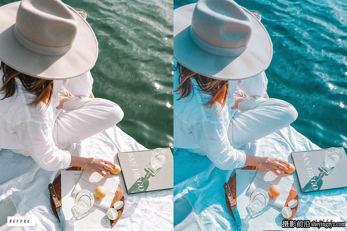 13种青橙色调旅拍风光后期调色Lightroom预设 Iris Blue Lightroom Presets