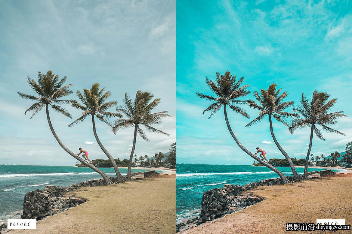 旅拍海滩电影风光后期调色Lightroom预设 Goa Beach Presets