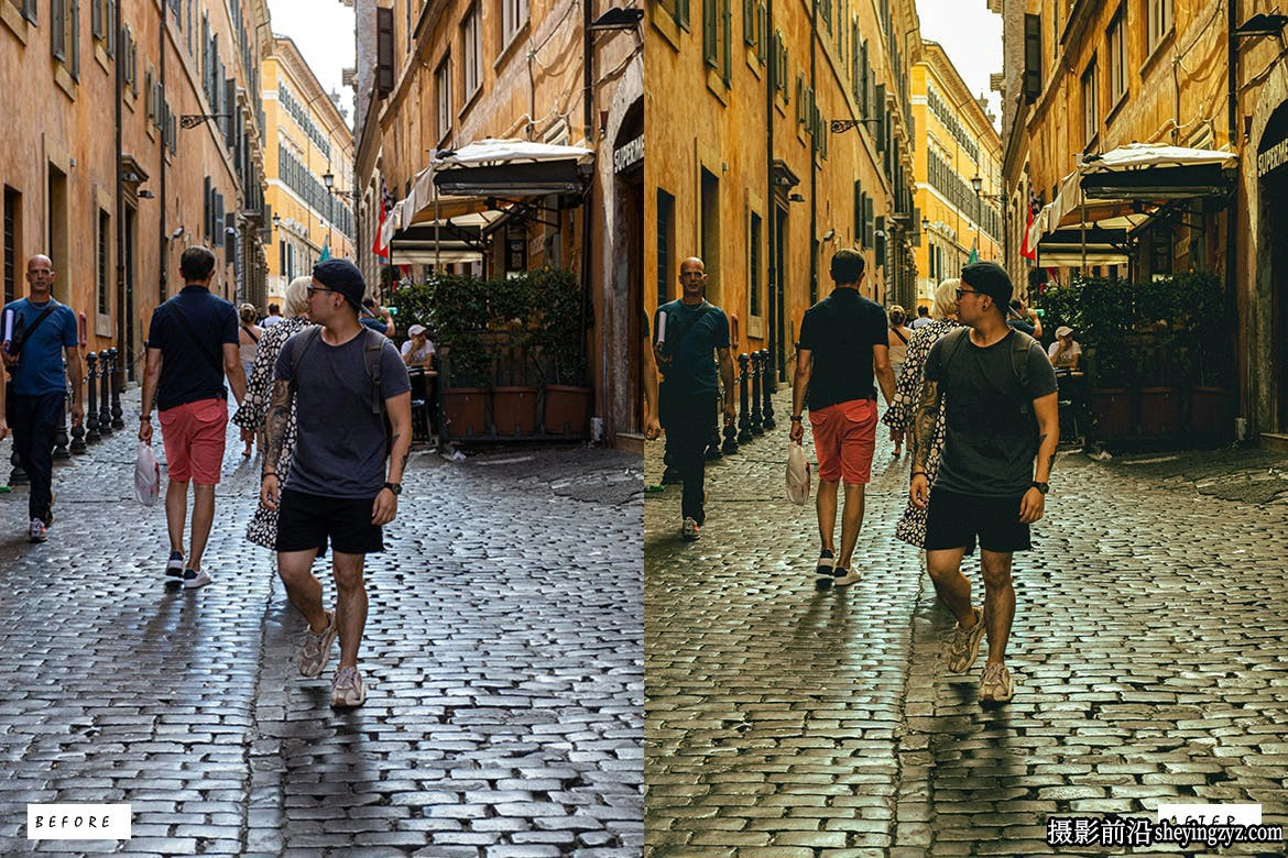 10种好莱坞街头电影效果Lightroom预设 Hollywood Street Movie Presets