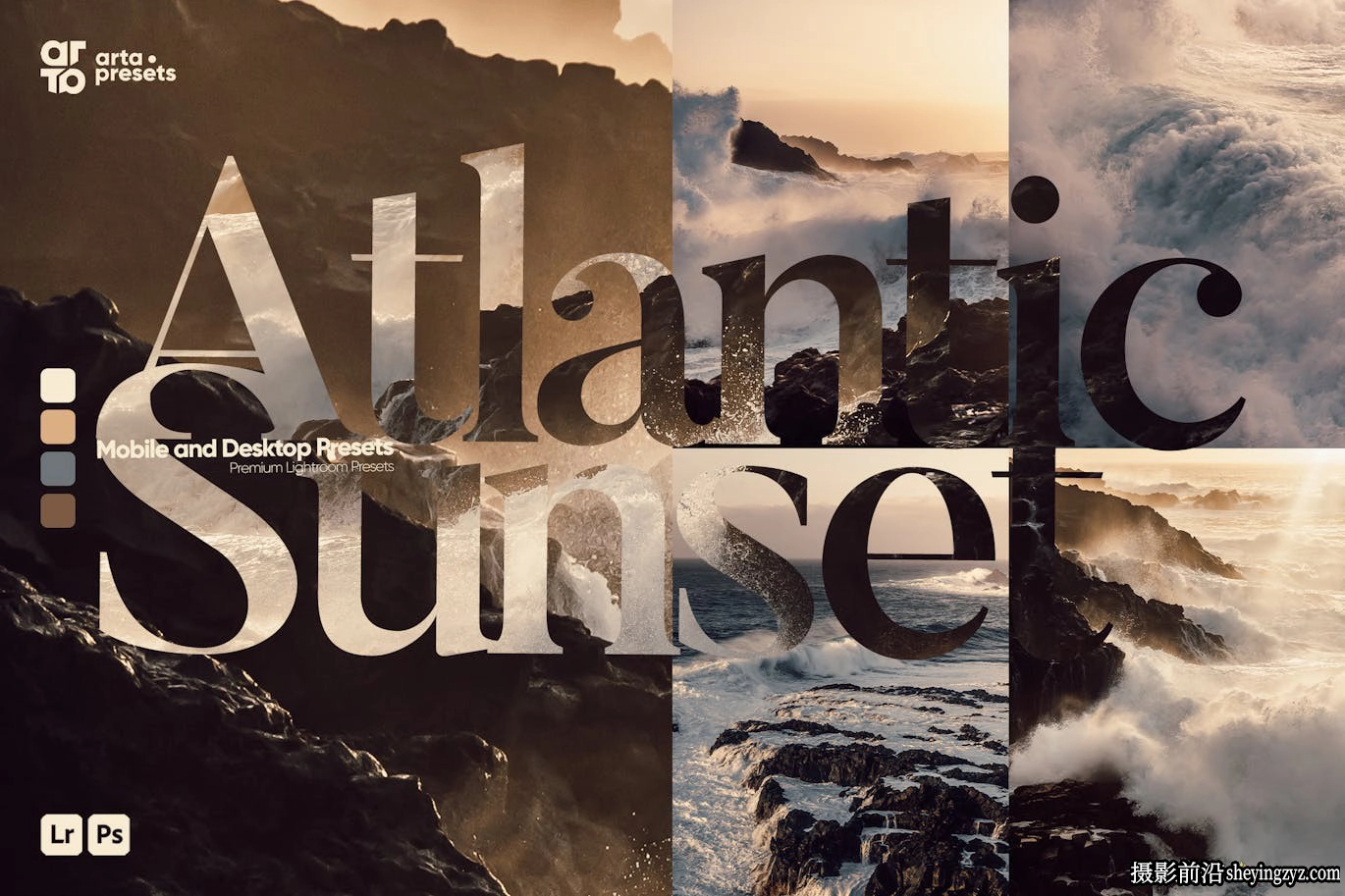 旅拍电影风光后期调色LR预设 ARTA-Atlantic Sunset Lightroom Presets