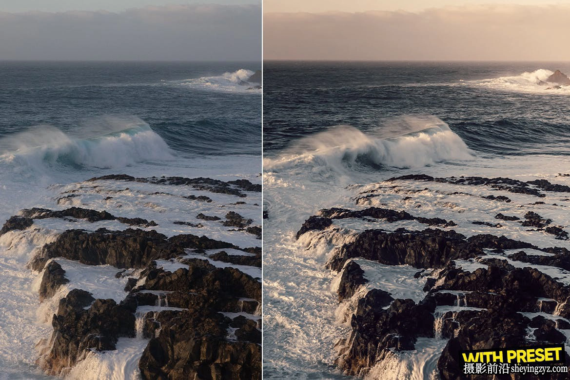 旅拍电影风光后期调色LR预设 ARTA-Atlantic Sunset Lightroom Presets