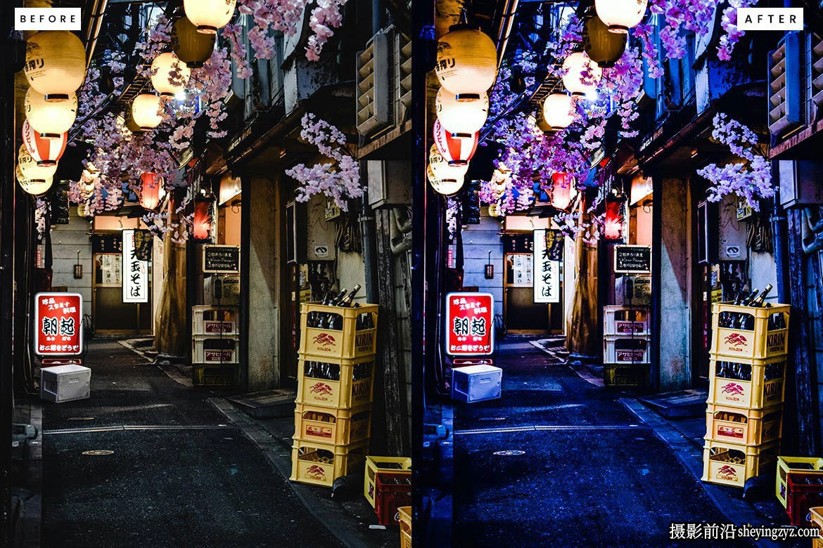 城市霓虹夜景街拍风光Lightroom预设City Of Lights Lightroom Presets