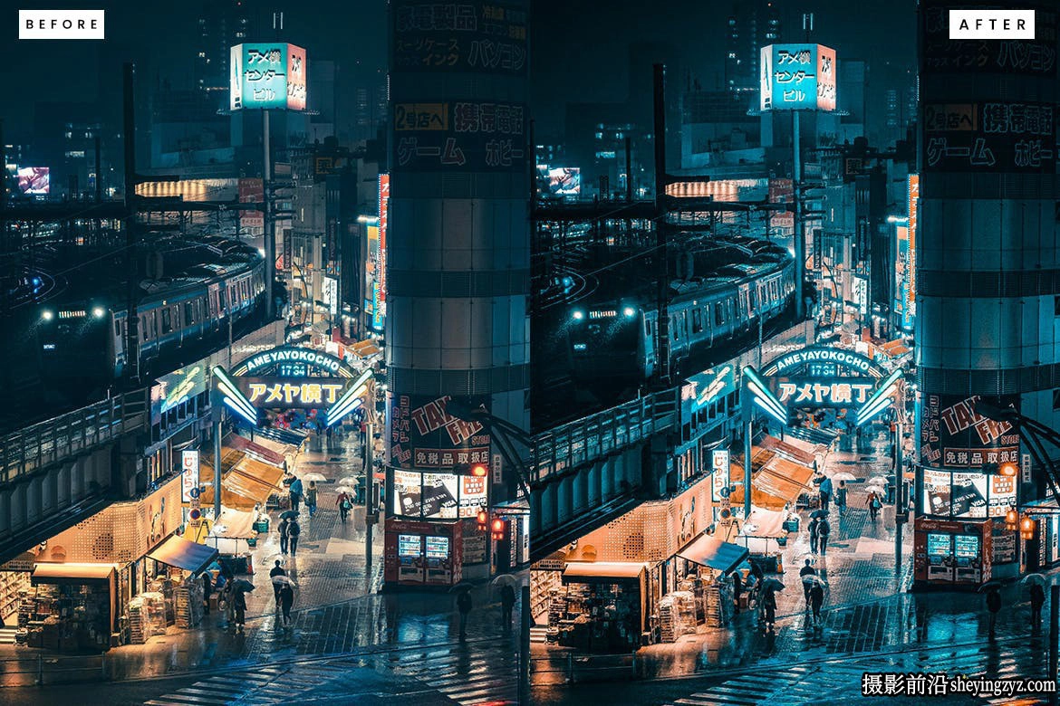 城市霓虹夜景街拍风光Lightroom预设City Of Lights Lightroom Presets