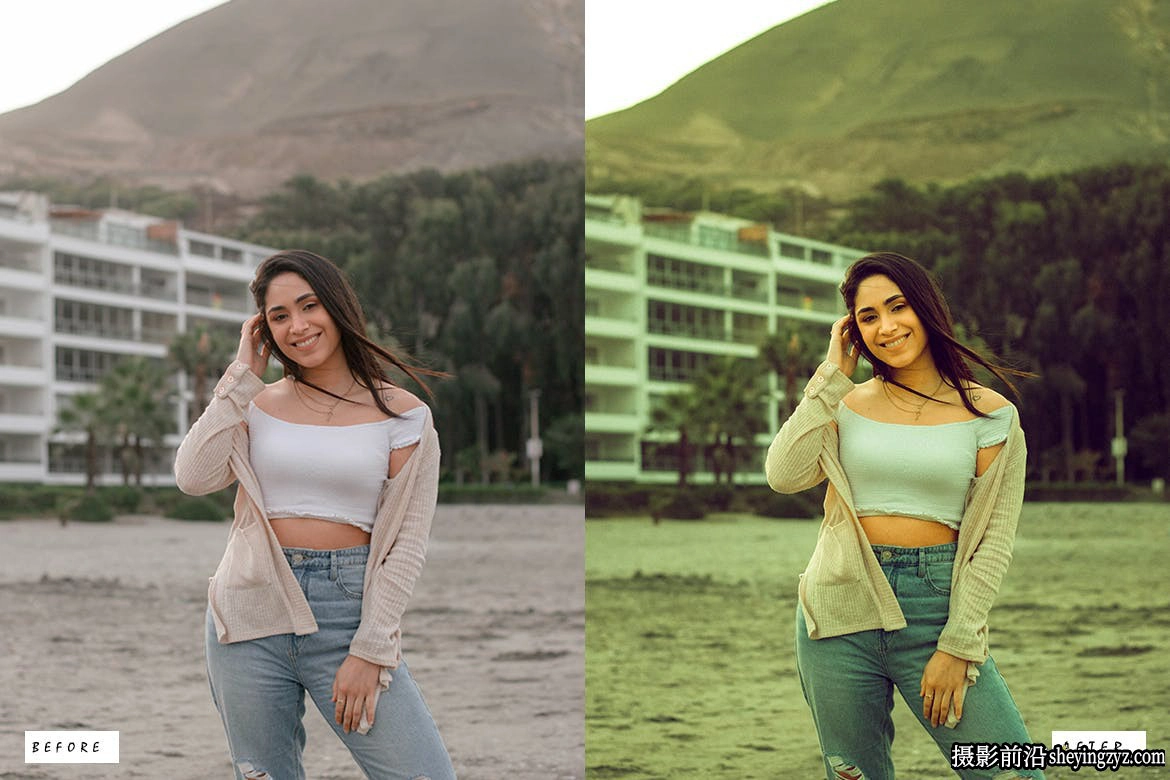 10种免费lr预设-人像摄影后期修饰调色LR预设 Portrait Lightroom Presets