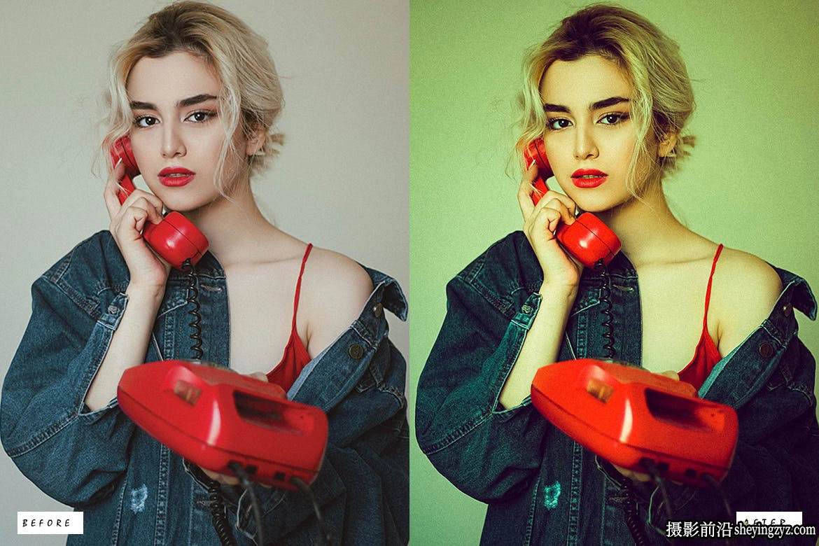 10种免费lr预设-人像摄影后期修饰调色LR预设 Portrait Lightroom Presets