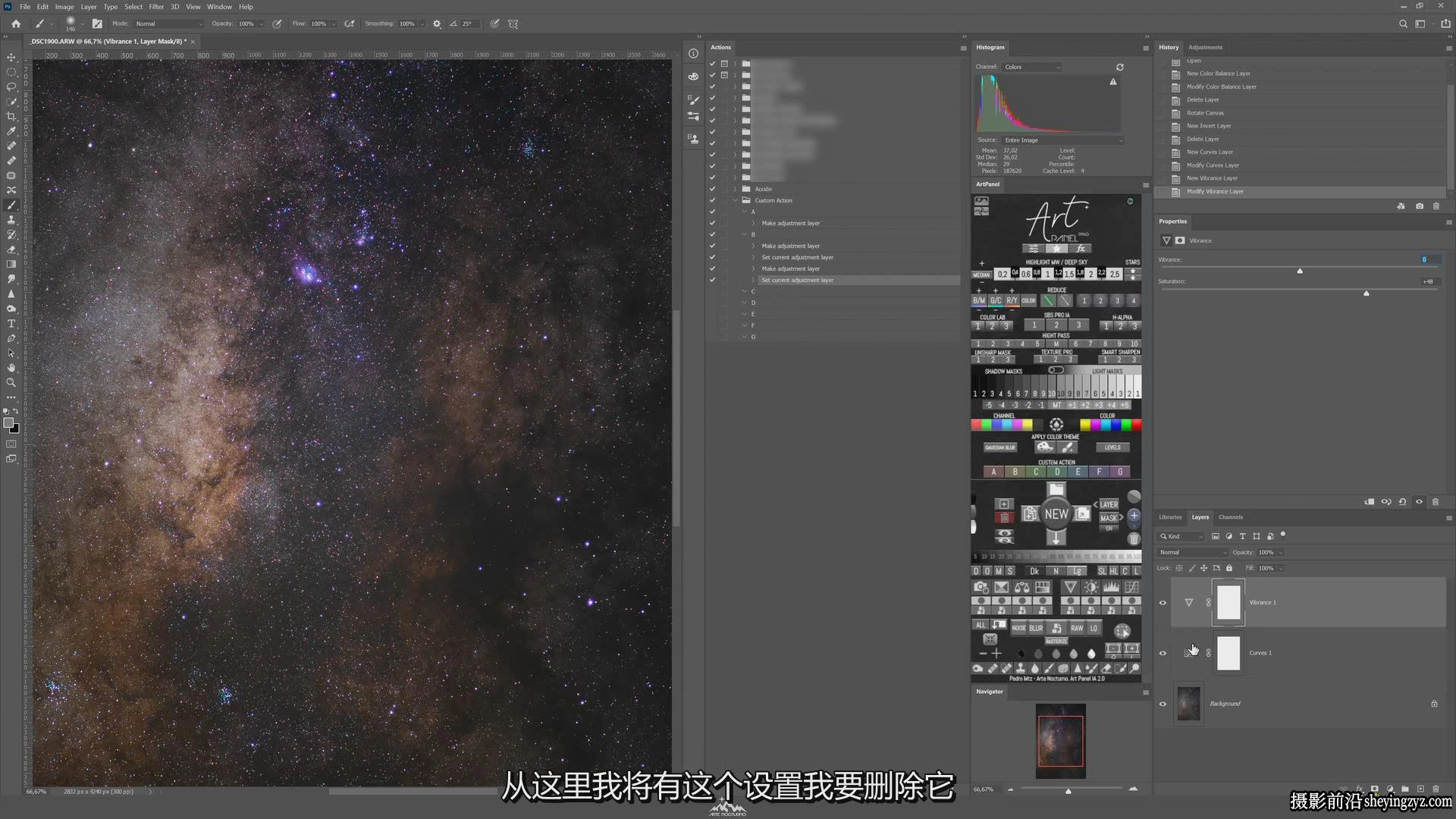 Arte Nocturno 专业风光艺术调色插件Art Panel Pro附视频教程