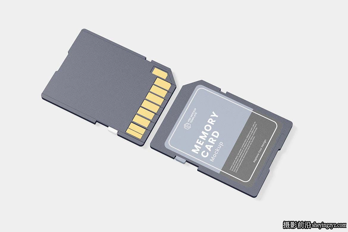 SD闪存存储卡样机模型