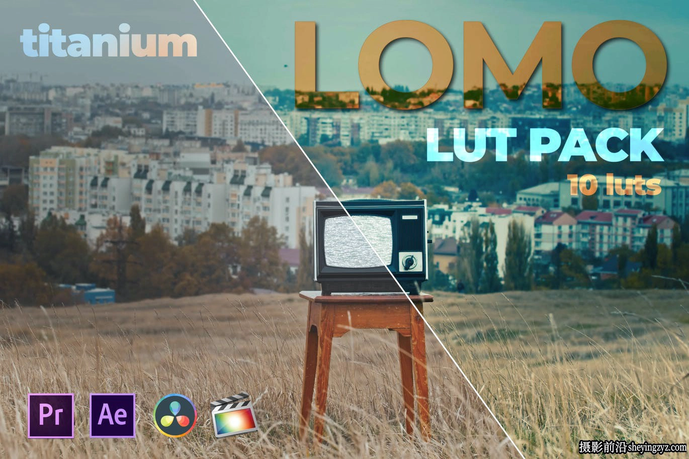 LOMO复古电影胶片视频调色LUT预设 Titanium LOMO Video Luts