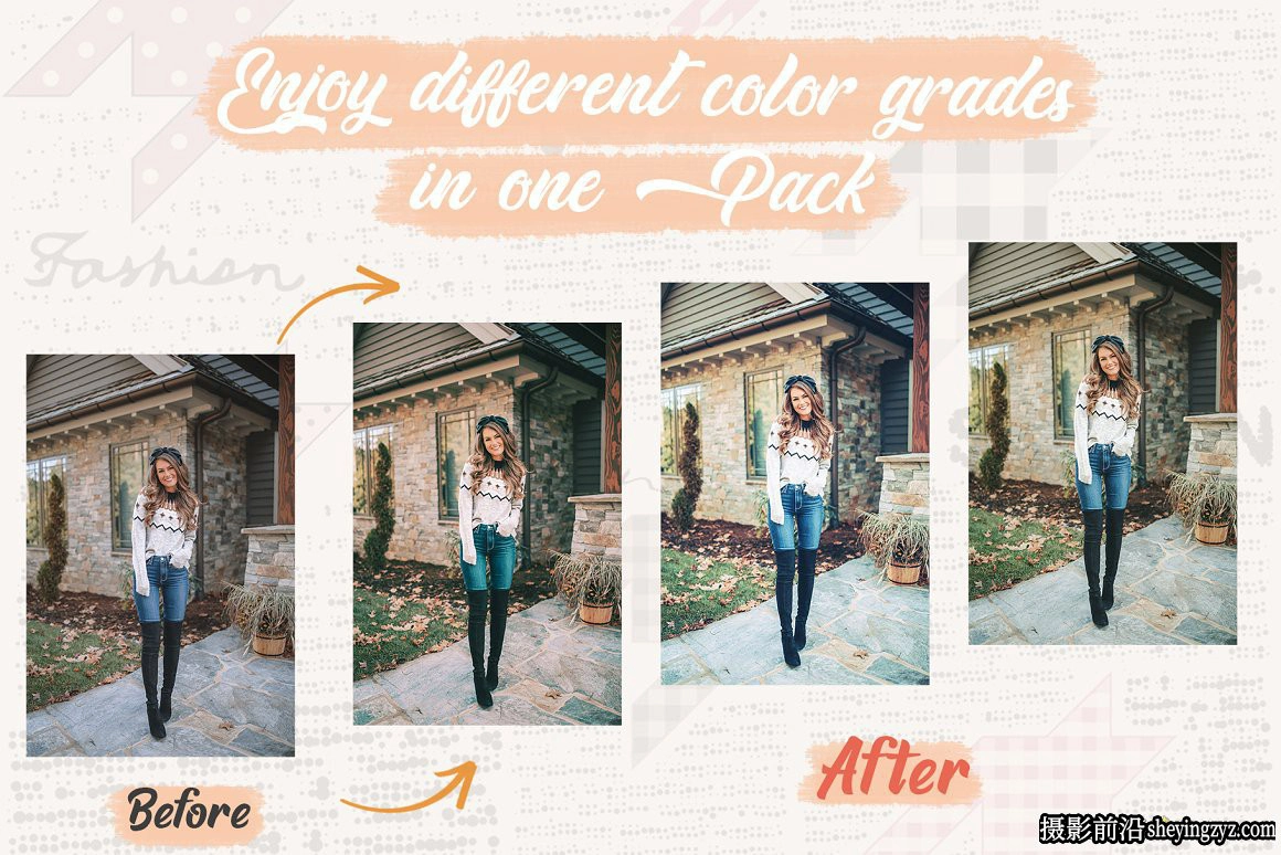 时尚旅拍视频调色LUT滤镜 Fashion LUTs  Video filters