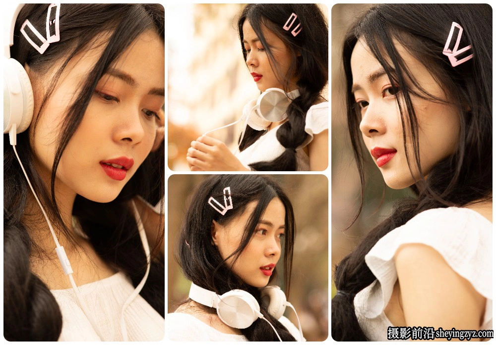 校园唯美少女写真摄影RAW原图素材18张