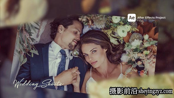 AE模板婚礼照片相册片头模板- Wedding Photo Slideshow