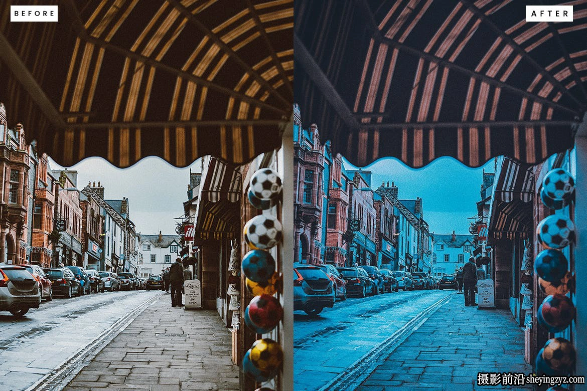 10种橙绿色城市电影风光LR预设 Cinematic Street Lightroom Presets