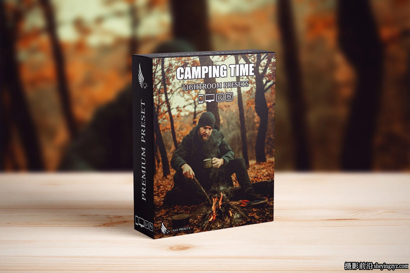 免费8种旅拍露营电影胶片LR预设 Cinematic Camping Adventure Lightroom Presets