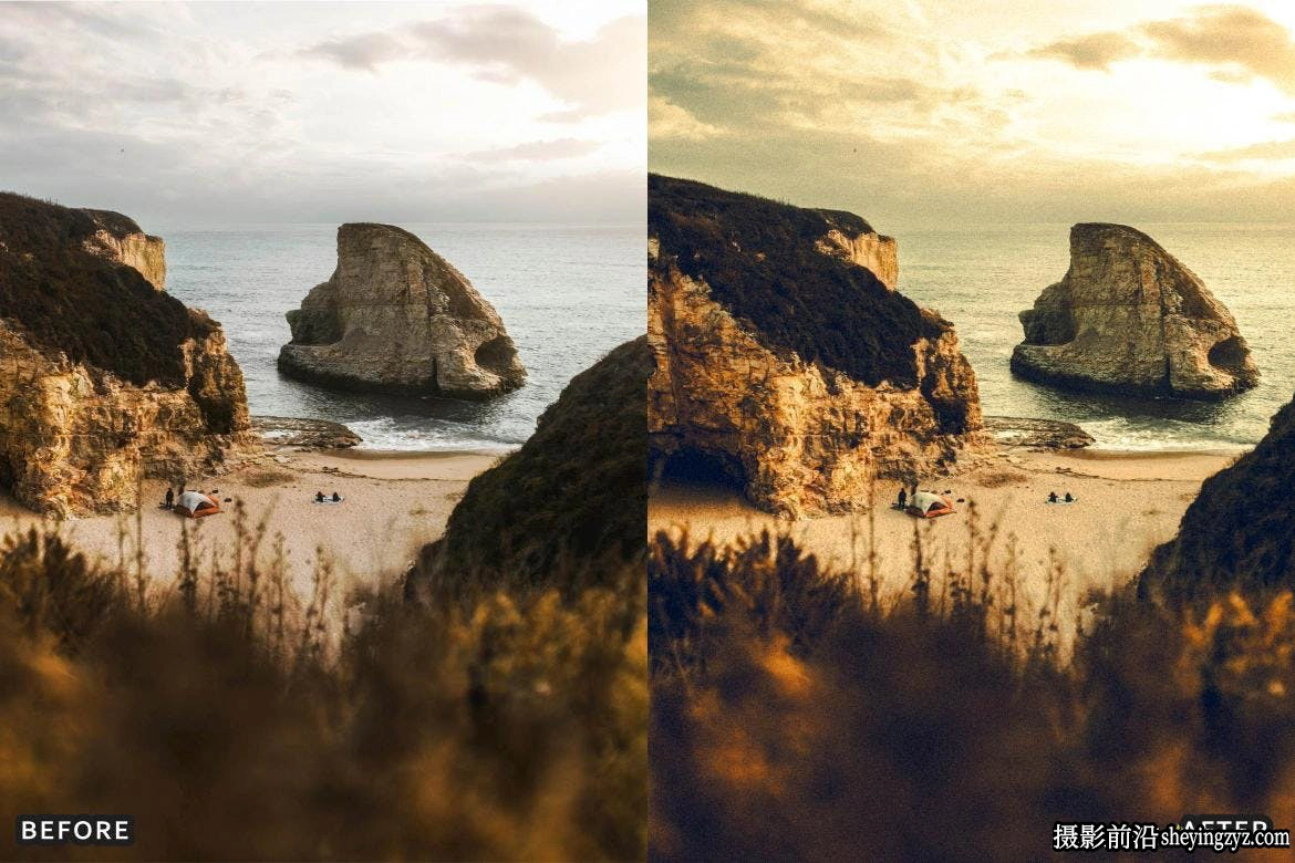 免费8种旅拍露营电影胶片LR预设 Cinematic Camping Adventure Lightroom Presets