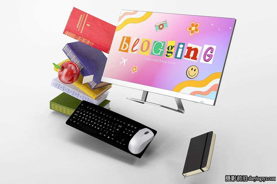 电脑显示屏样机模型
