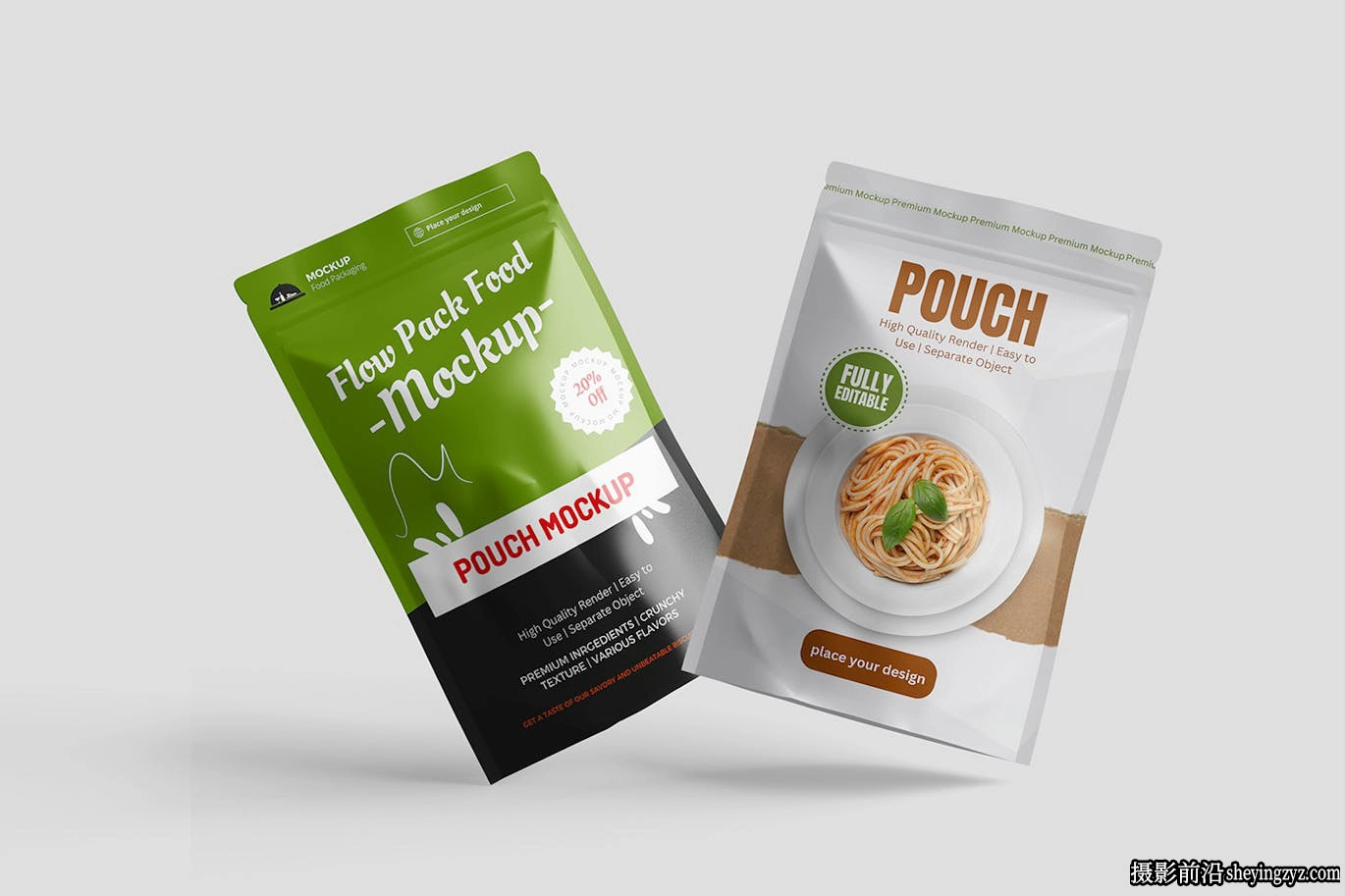零食包装袋样机模型