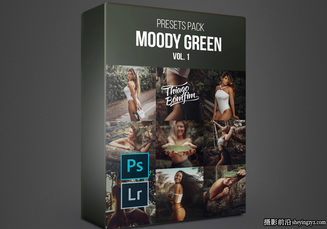 情绪电影胶片人像Lightroom预设 Thiago Bonfim – MOOD GREEN VOL.1