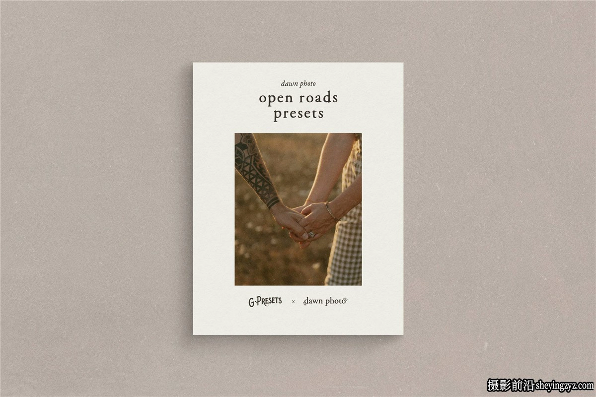 永恒电影人像LR预设G-Presets –DAWN PHOTO Open Roads Presets