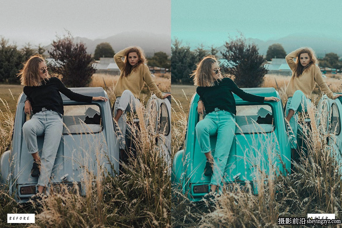 12款青橙色调lr旅拍人像预设 Teal And Orange Lightroom Presets