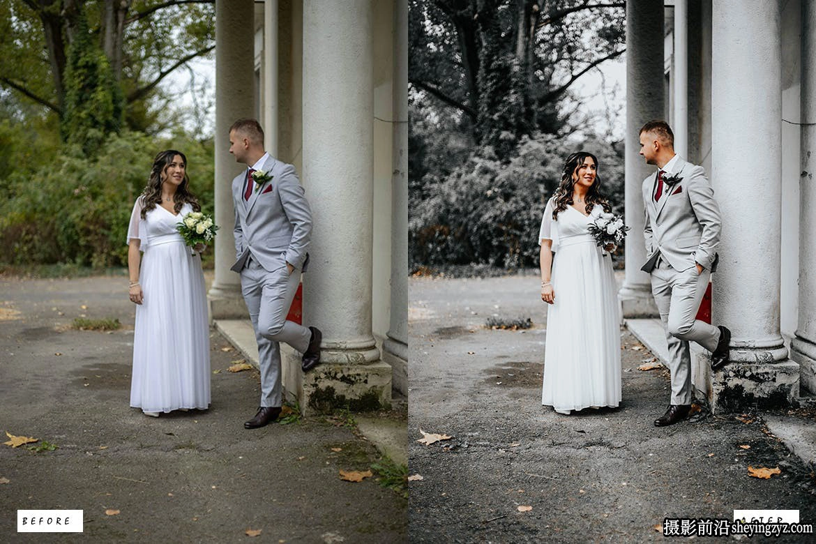 10种哑光电影胶片人像lr预设 Charcoal Matte Lightroom Presets