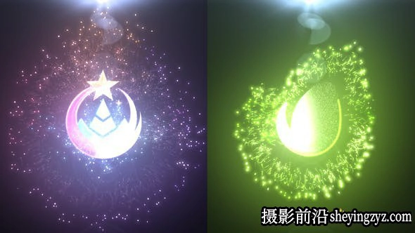 AE模板-粒子Logo动画模板 Explosive Particles Logo Reveal