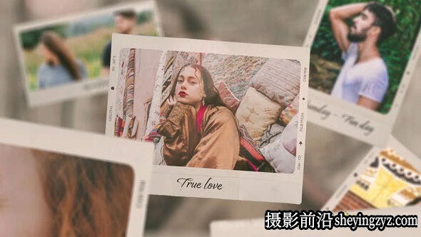 AE模板-照片相册幻灯片开场片头 Album Slideshow