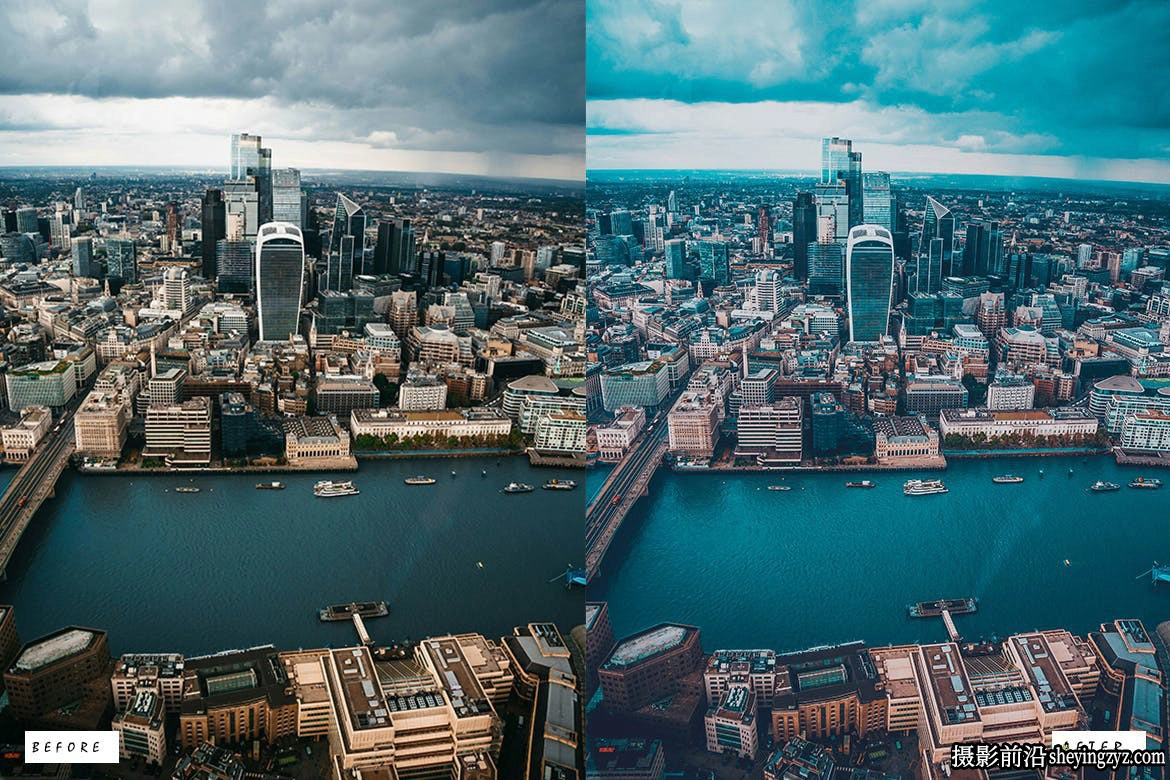 10种城市街拍青橙色电影大片Lr预设Optimized Lightroom Presets
