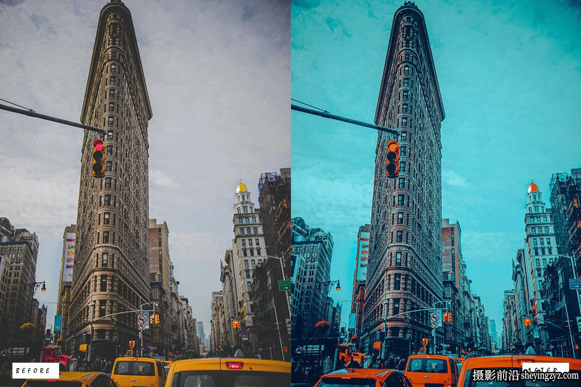 10种城市街拍青橙色电影大片Lr预设Optimized Lightroom Presets