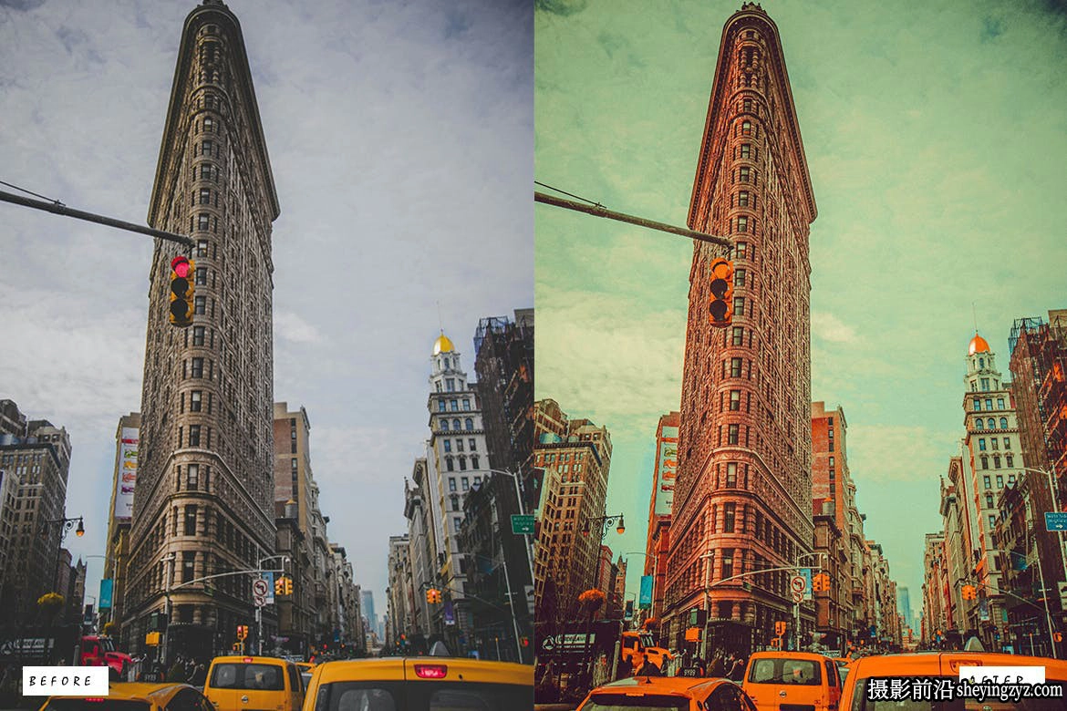 10种城市街拍青橙色电影大片Lr预设Optimized Lightroom Presets