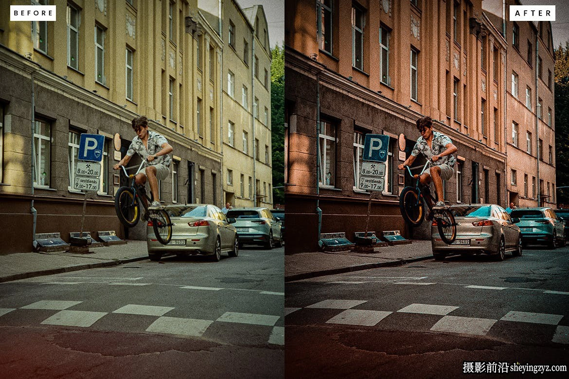 城市街道青橙色电影大片Lightroom预设City Street Photograpyt Lightroom Presets