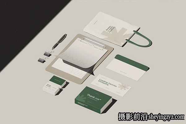 逼真的文具样机模型