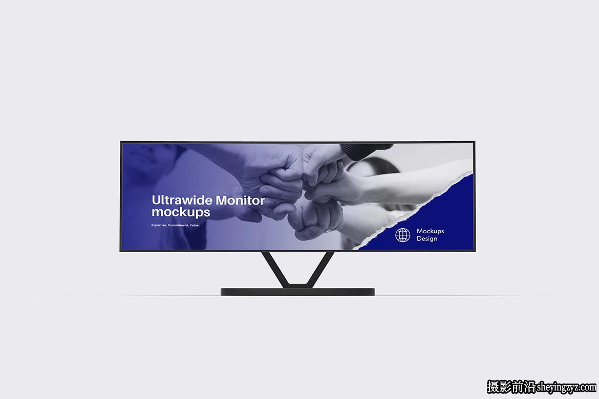 超宽显示器样机模型