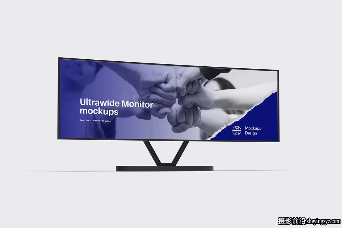 超宽显示器样机模型