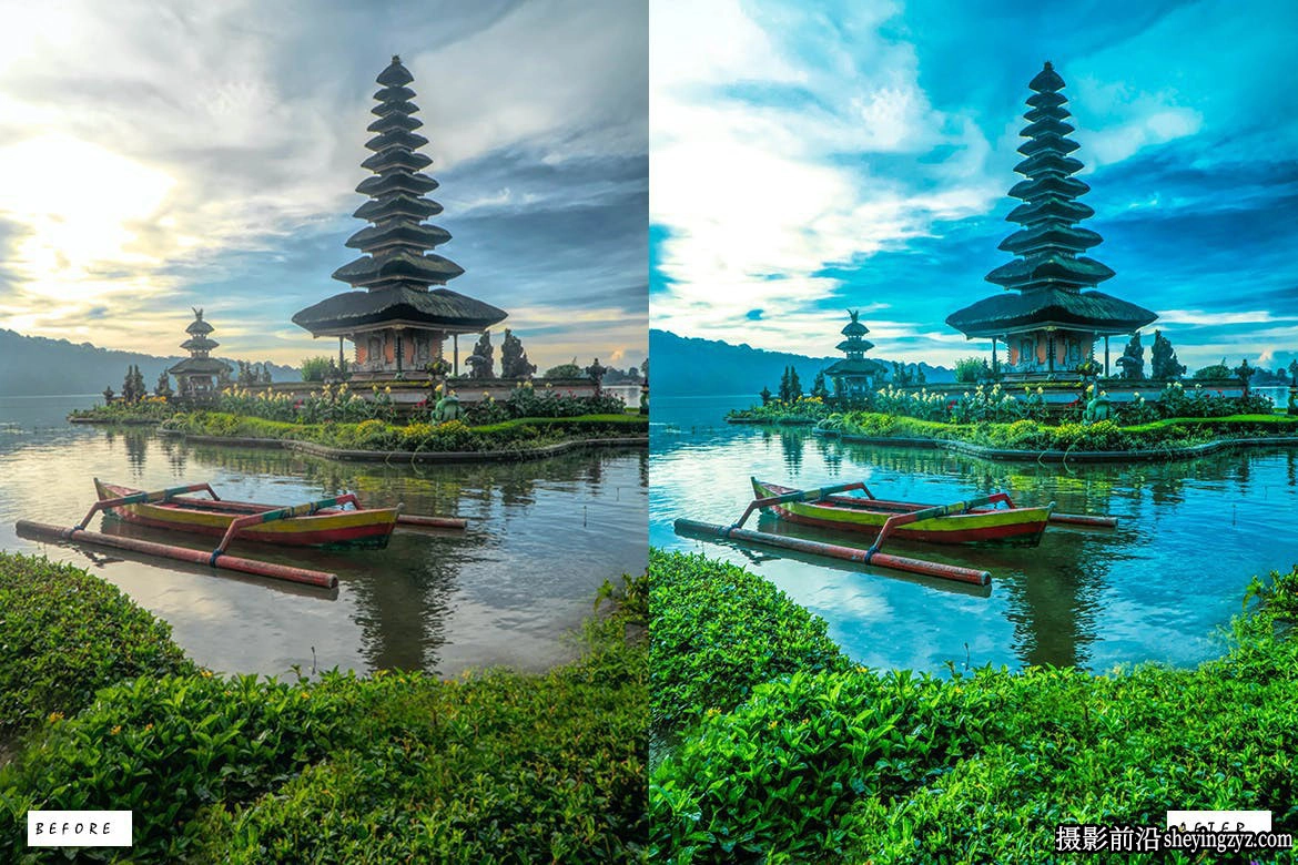 10种巴厘岛旅拍梦幻电影风光LR预设 Bali Dream Lightroom Presets