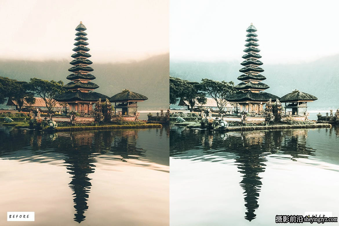 10种巴厘岛旅拍梦幻电影风光LR预设 Bali Dream Lightroom Presets