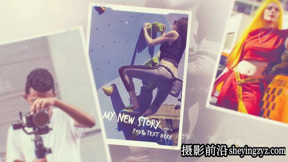 AE模板-照片相册视频片头 My New Story Slideshow